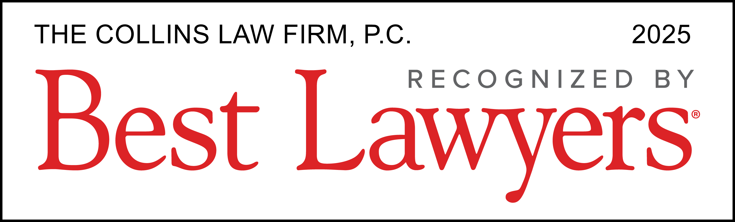 Best Lawyers recognizes Collins Law Firm